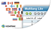 Vedatrak MultiLang Lite template for FileMaker